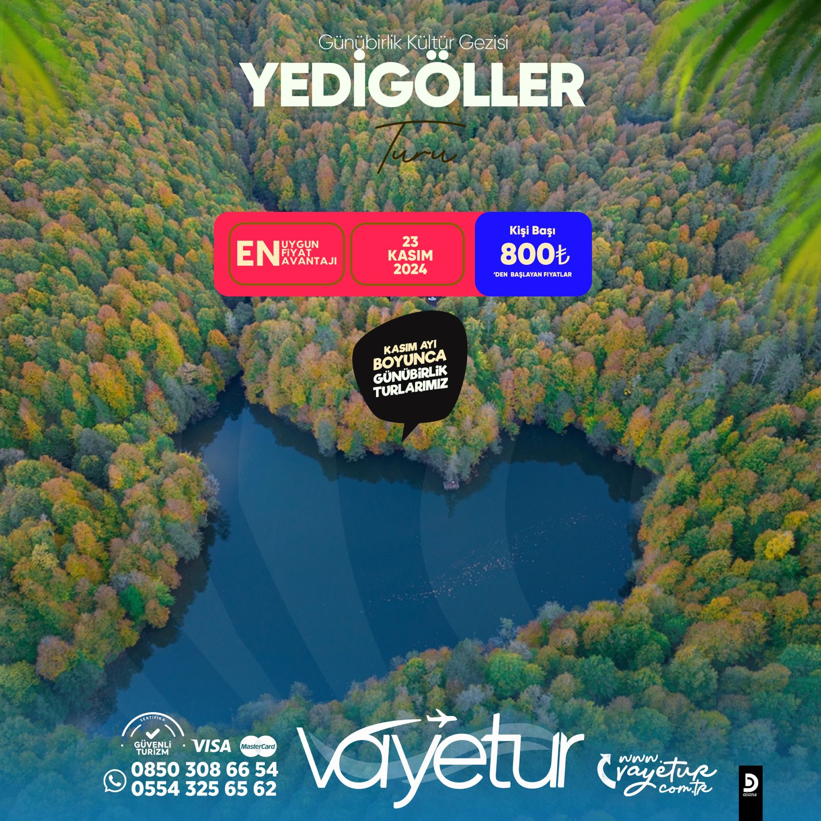 YEDİGÖLLER TURUU